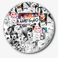 Значок. Ahegao (агегао)