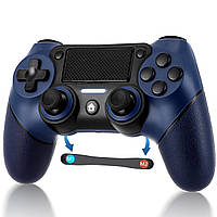 Беспроводной контроллер TJPD для PS4. Геймпад с 2 программируемыми кнопками, двойной вибрацией 600 мАч