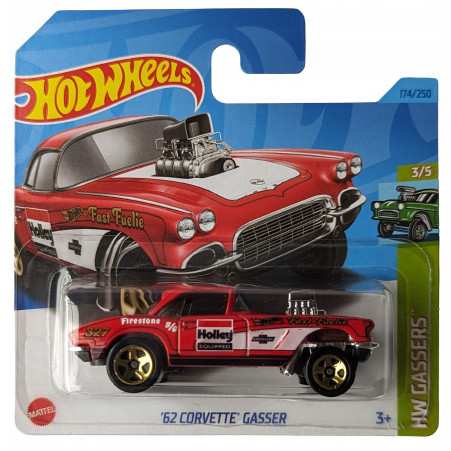 Машинка Хот Вілс 1:64 62 Corvette Gasser HW GASSERS HKH64 Hot Wheels Mattel