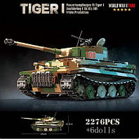 Уценка конструктор немецкий танк королевский Тигр вторая мировая война 2276 деталей повреждена коробка