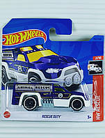 Машинка Хот Вилс 1:64 Rescue Duty коллекция Rescue Hot Wheels Mattel HKJ20