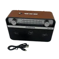 Портативный радиоприемник аккумуляторный Everton RT-309 FM/AM/SW/Bluetooth/USB с фонариком Jb