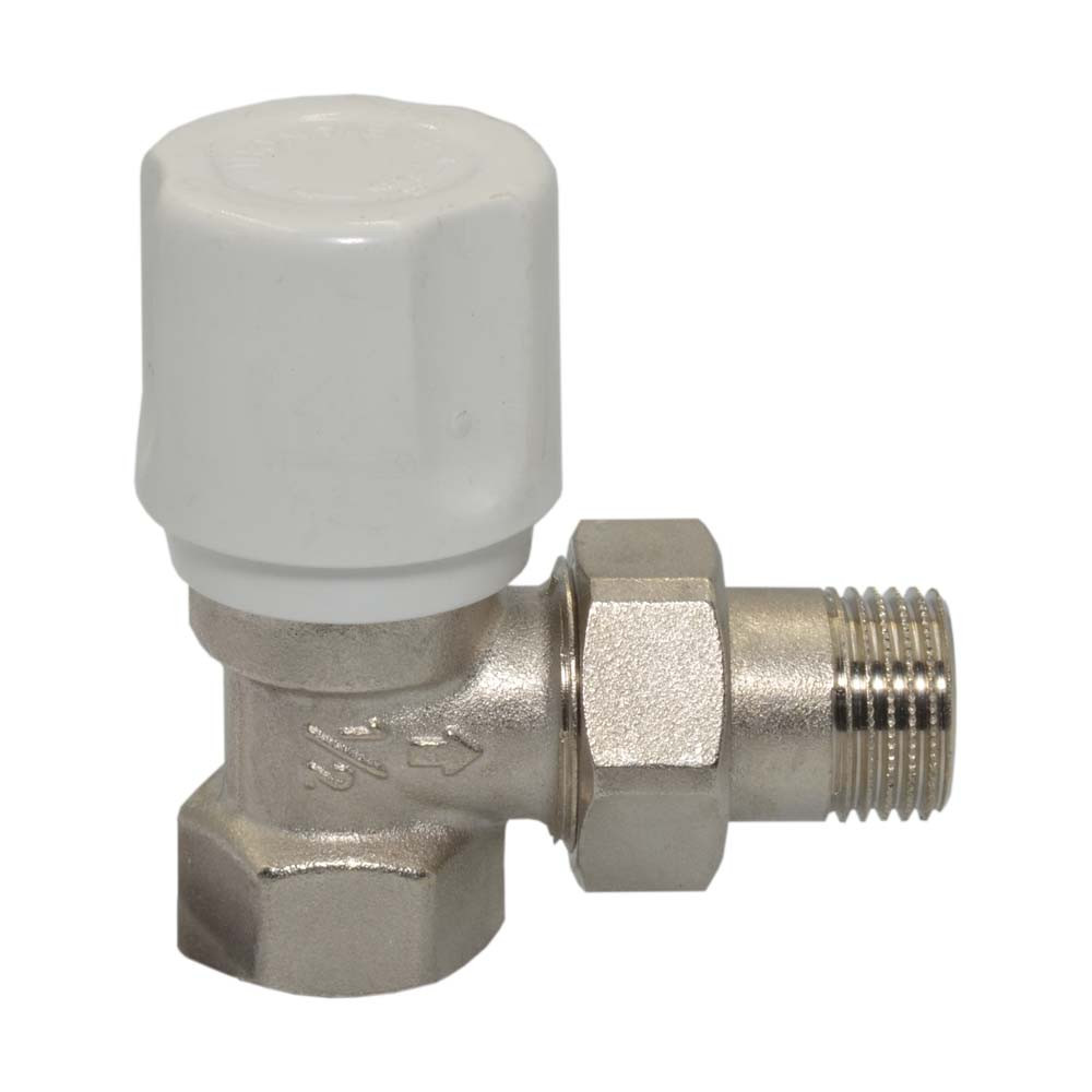 Клапан радіаторний кутовий Bianchi 3/4 "x3/4" ручне регулювання (Італія) 4010N00500
