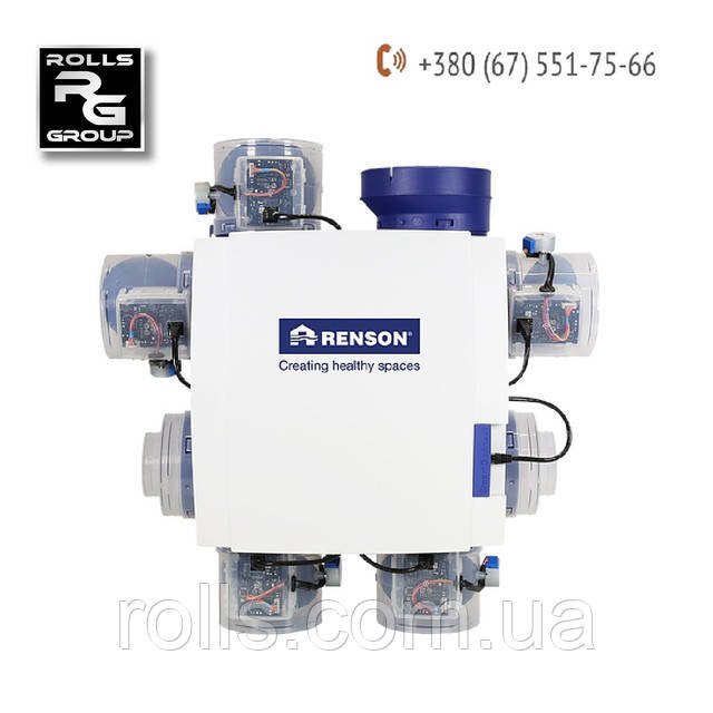 Healthbox 3.0 автоматично регульована система вентиляції. Мультіканальний блок вентилятора (EC) з регулюючими клапанами