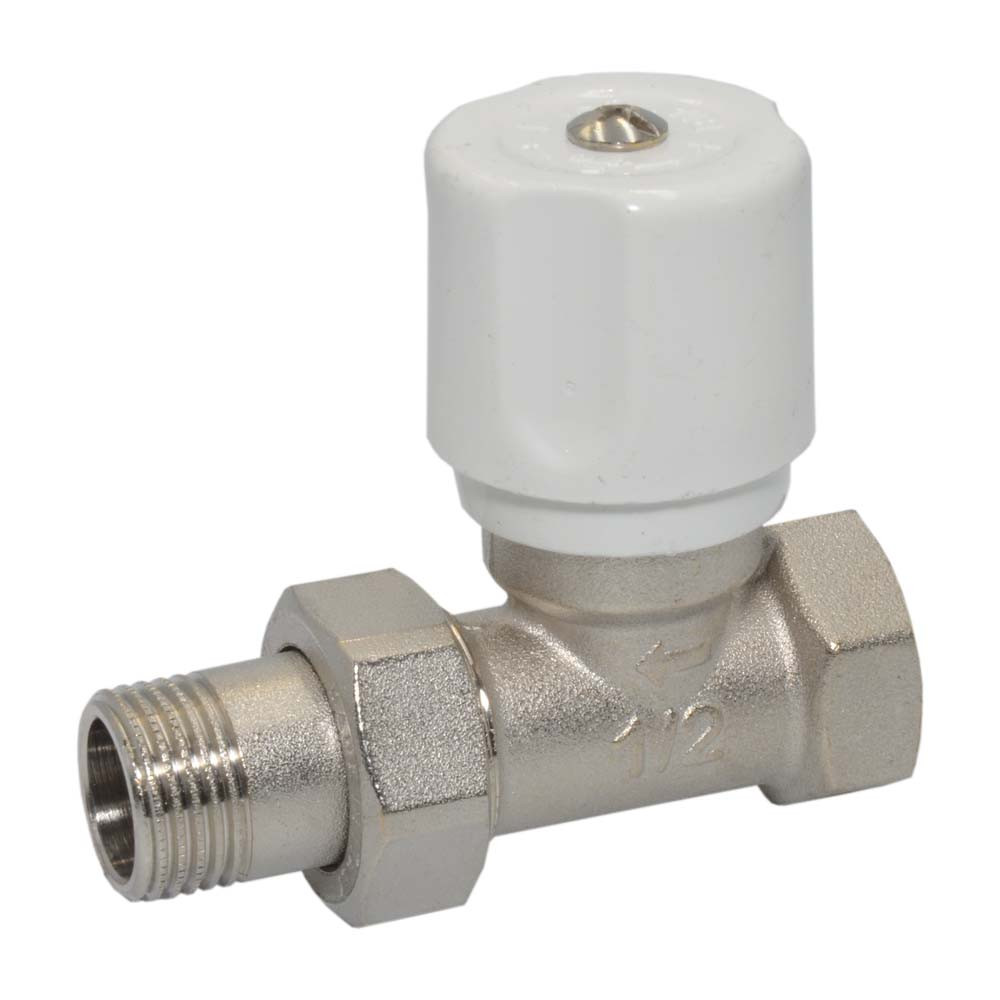 Клапан радіаторний прямий Bianchi 1/2 "x1/2" ручне регулювання (Італія) 4030N00400