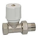 Клапан радіаторний прямий Bianchi 1/2 "x1/2" ручне регулювання (Італія) 4030N00400, фото 3
