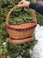 Кошик плетений із натуральної лози. Арт: 4061