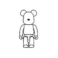 Панно bearbrick панно ведмідь панно беарбрік 59.5x29.5 см