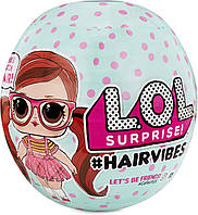 LOL Surprise Hairvibes Dolls Лялька ЛОЛ з волоссям змінює зачіски 15 сюрпризів Модні хеїрвайбс 564751