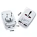 Мережевий розгалужувач трійник Travel Adaptor 823 c 2 USB 7043 13 A Jb, фото 6