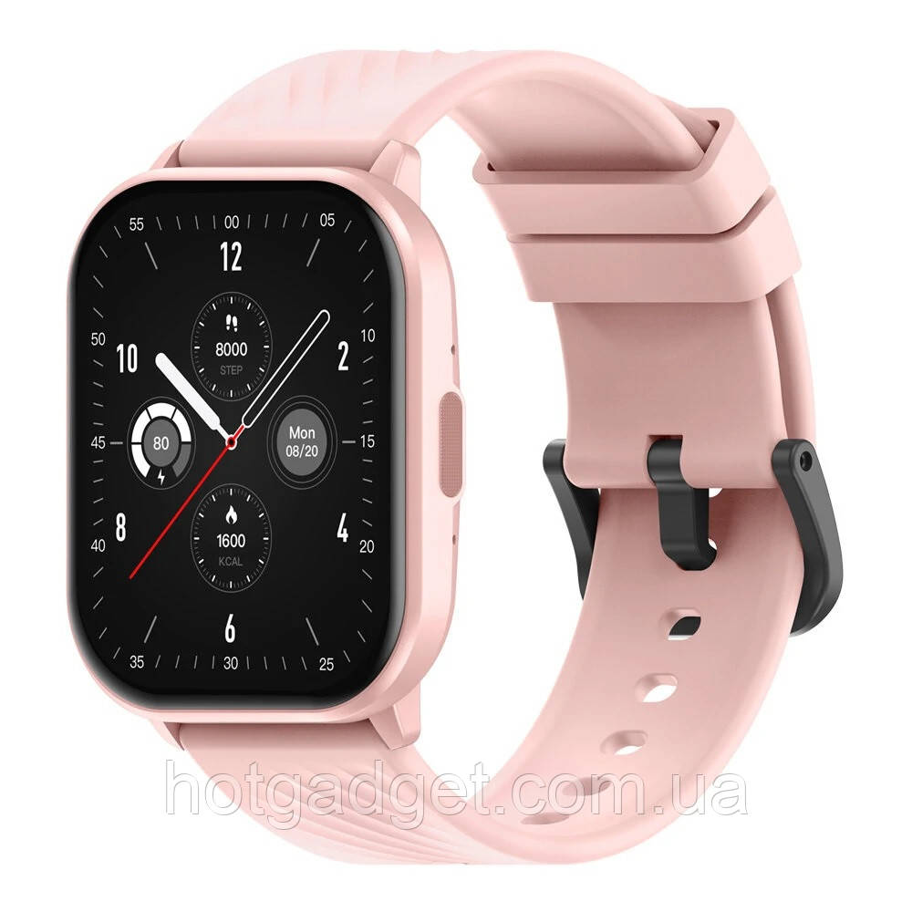 Смарт-годинник Zeblaze GTS 3 Pink (дзвінки, тонометр, пульсоксиметр)