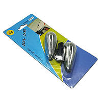 12 Вольт. 2 ШТ. Білі. Світлодіодна підсвітка в машину, до авто, лед, led