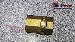 Зворотний клапан ENOLGAS Metalstop 1 1/4" з латунним запірним клапаном + NBR