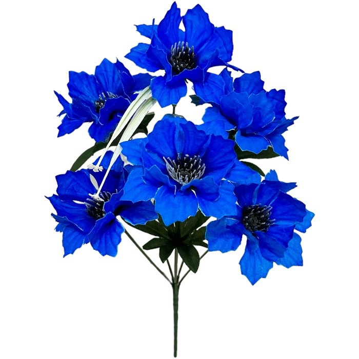 Штучні квіти букет волошки, 35см, фото 1