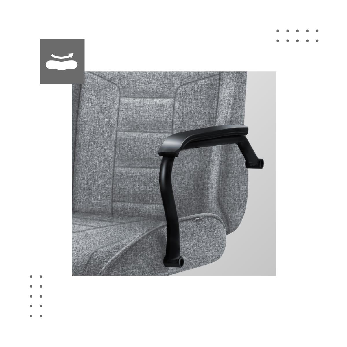 Кресло офисное Markadler Boss 4.2 Grey ткань Im_4499 - фото 6 - id-p2090294865