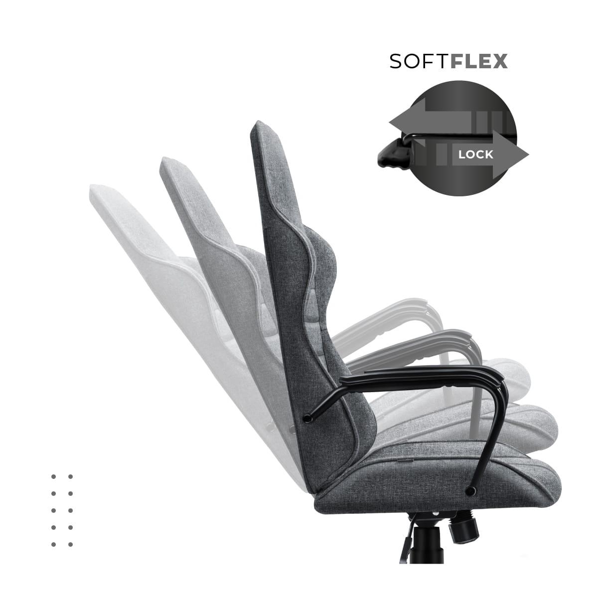 Кресло офисное Markadler Boss 4.2 Grey ткань Im_4499 - фото 7 - id-p2090294865