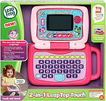 Іграшковий ноутбук із сенсорним екраном LeapFrog 2-in-1 LeapTop Touch рожевий