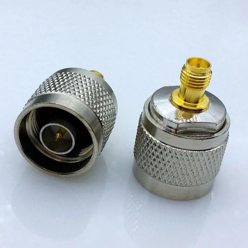 Перехідник RP-SMA-female (реверсивний) - N-male (тато)