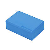 Блок для йоги SportVida EVA 23 x 15 x 7.6 см SV-EZ0069 Blue, фото 3