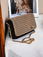 Стильна в'язана сумка ручної роботи