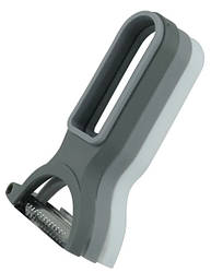 Овочечистка горизонтальна Ringel Gray Line 3 штуки довжина 13,2 см силікон (5128/7 RG)