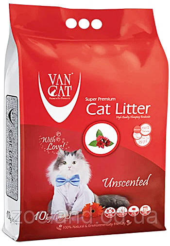 VanCat Unscented Комкуваний наповнювач, 10 кг