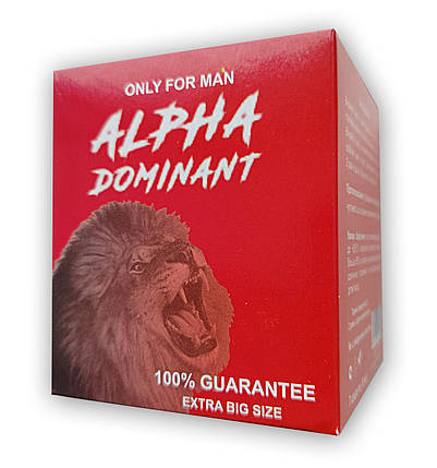 Alpha Dominant - Гель для збільшення члена (Альфа Домінант) 7 саше по 10 мл., фото 1