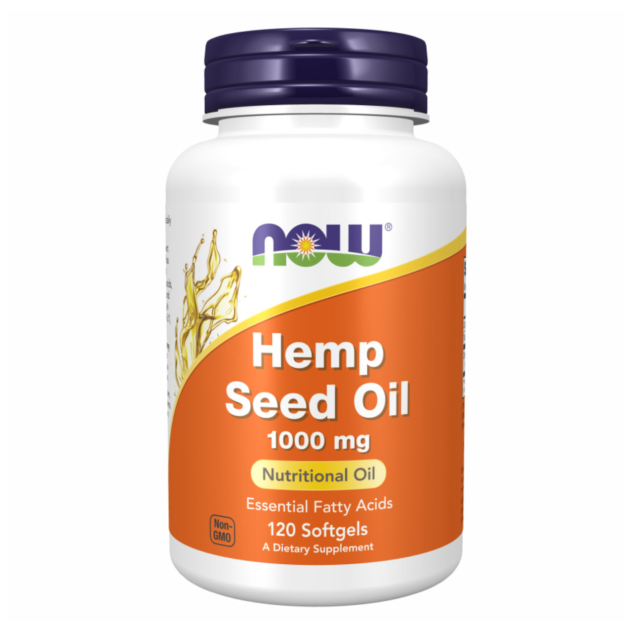 Hemp Seed Oil 1000 mg - 120 Softgels, фото 1