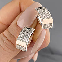 Срібні сережки Величність