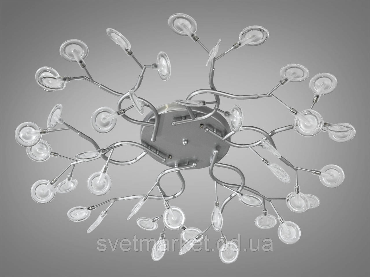 Люстра з плафонами пелюстками X890-42C SL, фото 1