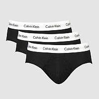 Набор мужских трусов-брифов Calvin Klein черные, 3 шт