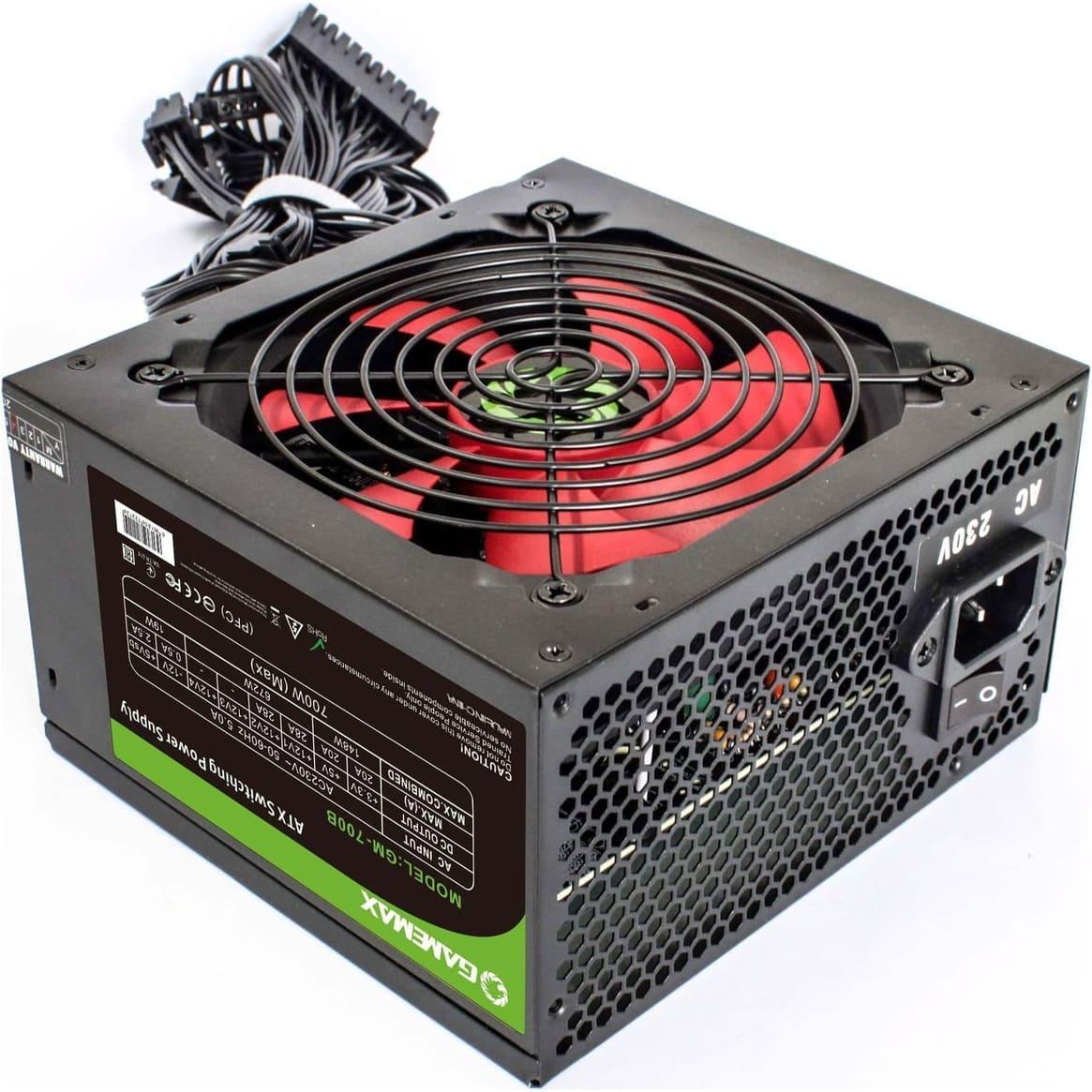 Блок живлення GameMax 700W Black fan 120mm GM-700B (GM-700B)