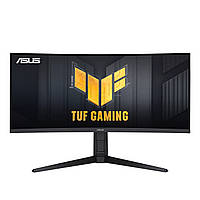 ASUS Монітор 34" TUF Gaming VG34VQL3A 2xHDMI, 2xDP, 3xUSB, MM, VA, 3440x1440, 21:9, 180Hz, 1ms, sRGB 125%, CURVED, AdaptiveSync,