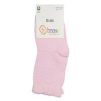 Высокие детские носочки однотонные деми носки для девочки BROSS