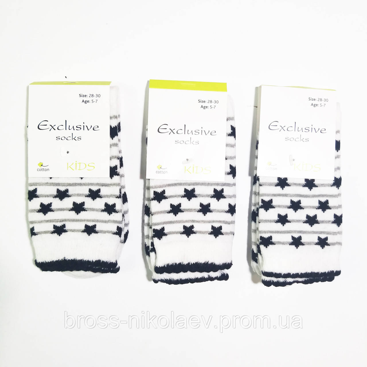 Високі дитячі шкарпетки з малюнками демі шкарпетки для дівчинки хлопчика ТМ Premium (BROSS)