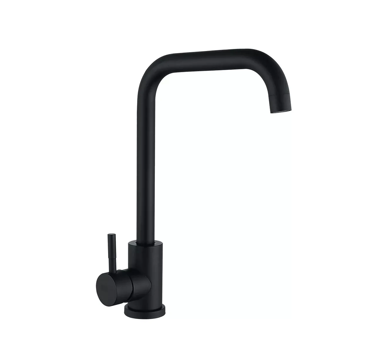 Змішувач для кухні WEZER EKO4B-01-BLACK Г-подібний