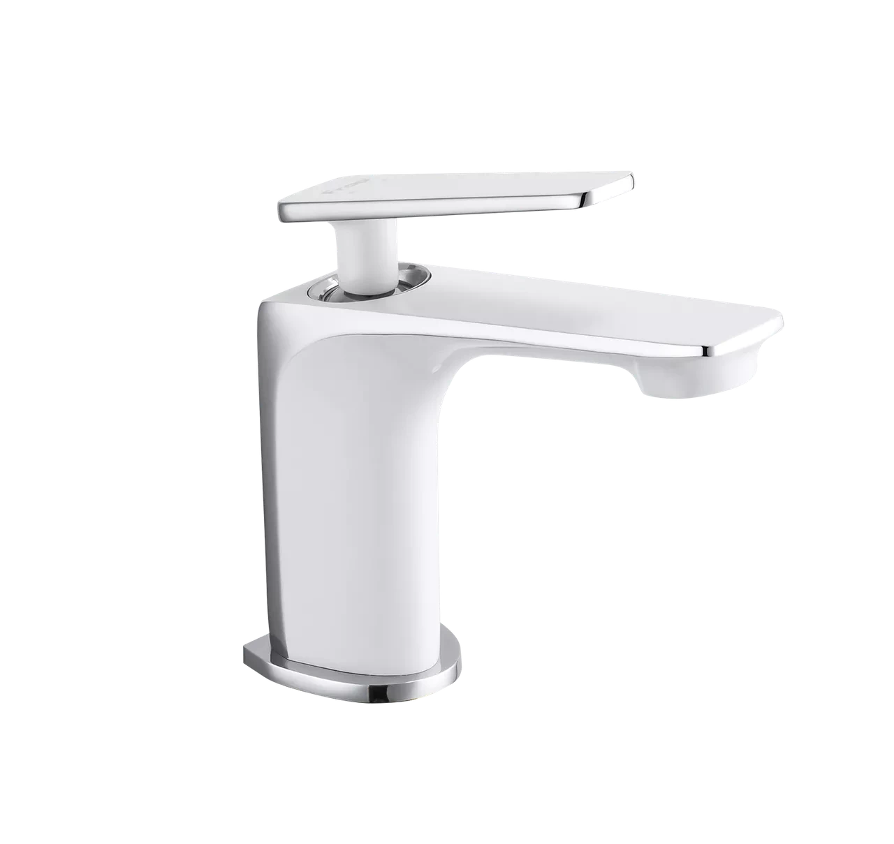 Змішувач для умивальника Frap F1058, білий/хром