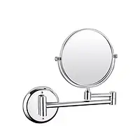 F6106 косметичне дзеркало зі збільшенням. настінний. 150х150 мм. {20}