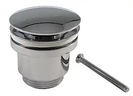 Донний клапан Frap F62, автомат, 1 1/4", хром