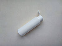 100мл/24мм Цилиндр белый Полиэтилен HDPE с крышкой белой флип-топ 24/410, флакон пластиковый