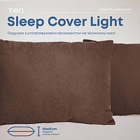 Подушка "SLEEPCOVER LIGHT" 50*70 см (650г) (microfiber) Коричневий  Baumar - Знак Якості
