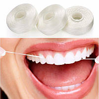 Зубна нитка для чишення міжзубних проміжків, брекетів, скоб та імплантантів (упаковка 1 катушка = 50 метрів)