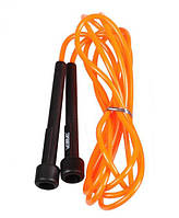 Скакалка в тубусе PVC JUMP ROPE Черный Оранжевый 275x0.5см (LS3115-o)