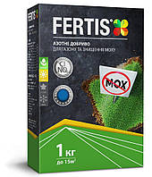 Комплексное минеральное удобрение от мха на газоне Fertis (Фертис), 1кг, NPK 15.0.0+МЕ