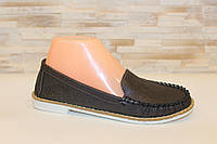 Мокасины туфли женские серые Т1347 38