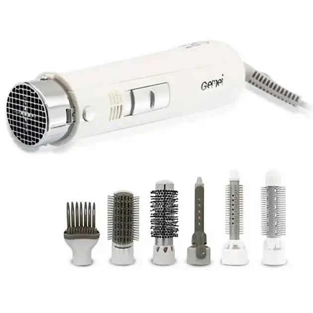 Фен-стайлер 7 в 1 Professional Hot Air Styler Gemei GM-4836 Набір для укладання