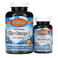 Elite Omega-3 Gems - 90+30 softgels