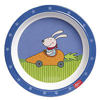 Тарелка для детей Sigikid Racing Rabbit с рисунком D21,5см Синий (24614SK)