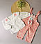 Комплект для дівчинки комбінезон і блузка Зайчик рожевий 2071, розмір 110, фото 2