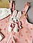 Комплект для дівчинки комбінезон і блузка Зайчик рожевий 2071, розмір 110, фото 3